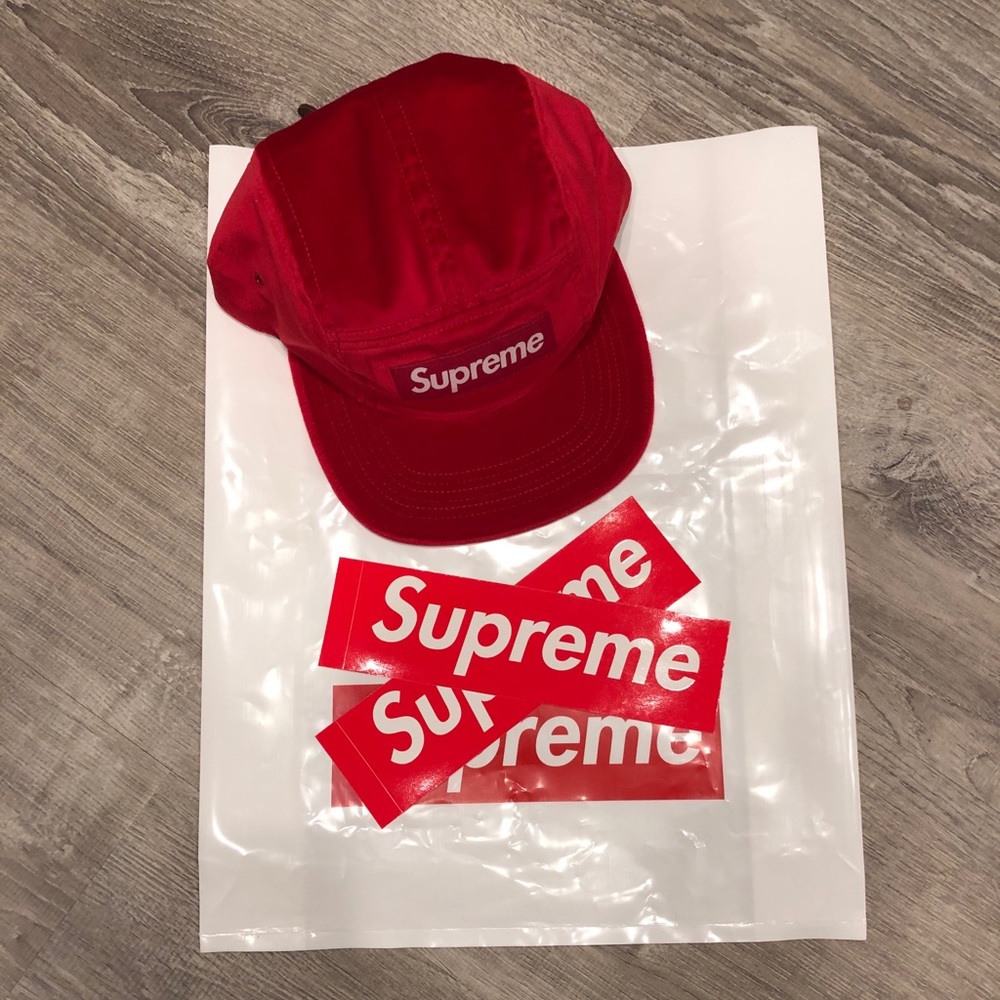 Supreme Velvet Camp cap
